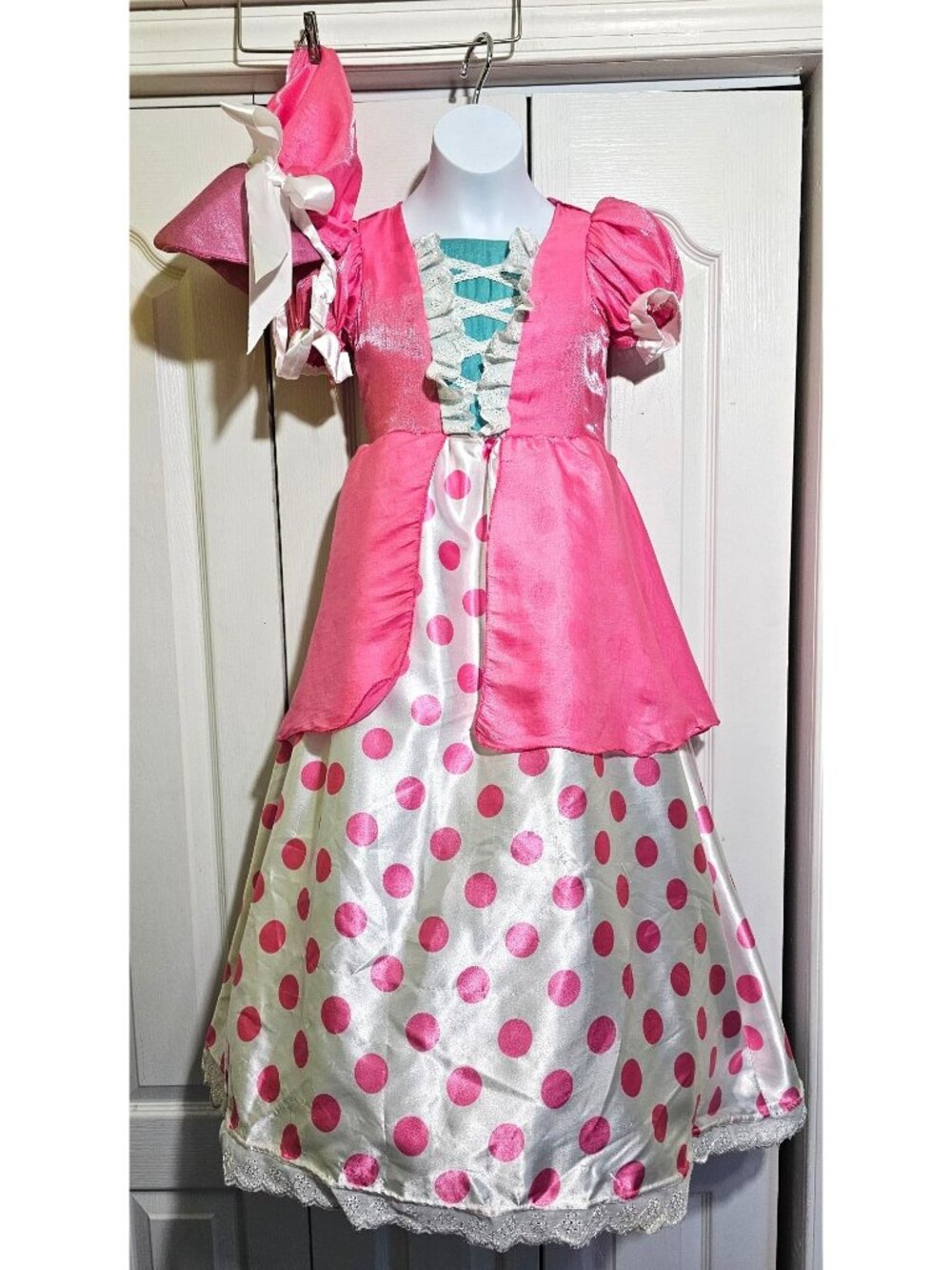 Little Bo Peep Premium Costume Girls Princess Paradise Polka Dot Dress Toy Story